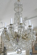 Signed Baccarat 19th Century French Gilt Bronze Chandelier
