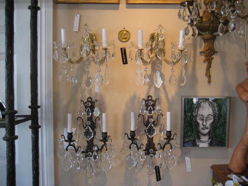 Shades Of The Past, Antiques, Chandeliers, Bronze Candelabras, Sconces, Fantoni, Murano, Frankart, Baccarat Crystal